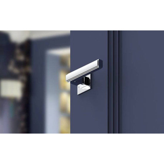 Manere usi ROYAL Q SLIM crom lucios cu rozeta yala