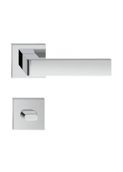 Manere usi RUMBA crom lucios cu rozeta wc