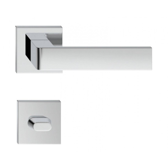 Manere usi RUMBA crom lucios cu rozeta wc