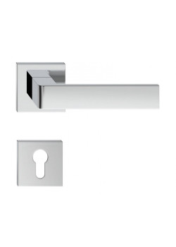 Manere usi RUMBA crom lucios cu rozeta yala