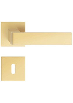 Manere usi RUMBA FIT auriu perlat mat cu rozeta cheie