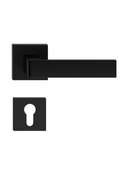 Manere usi RUMBA negru cu rozeta yala