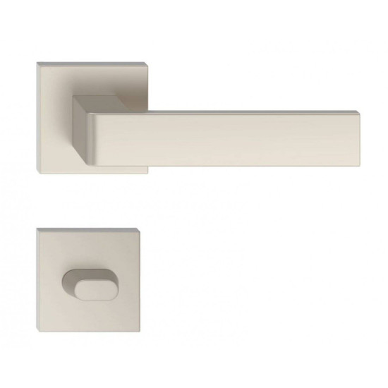 Manere usi RUMBA nichel velvet cu rozeta wc