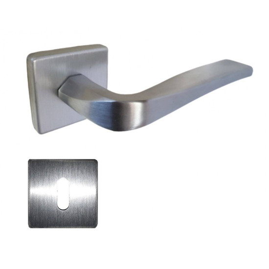 Manere usi Sery cu rozeta cheie crom satin