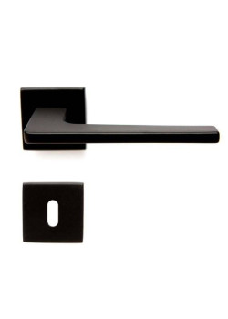 Manere usi Seven ( Seguro ) negru mat cu rozeta cheie