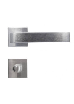 Manere usi SHELBY crom satin cu rozeta wc