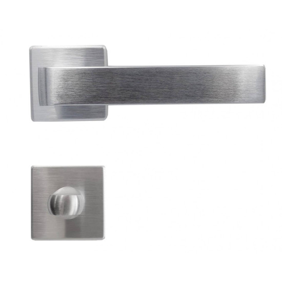 Manere usi SHELBY crom satin cu rozeta wc