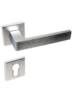 Manere usi Shelby crom satin cu rozeta yala