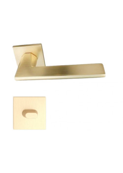 Manere usi STAR auriu satin rozeta wc Manere usi STAR auriu satin rozeta wc