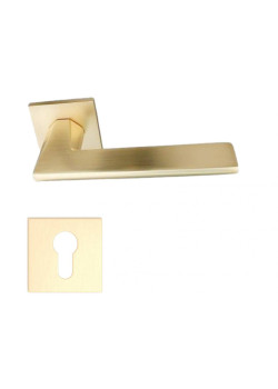 Manere usi STAR auriu satin rozeta yala Manere usi STAR auriu satin rozeta yala