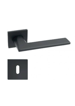 Manere usi STAR negru mat rozeta cheie