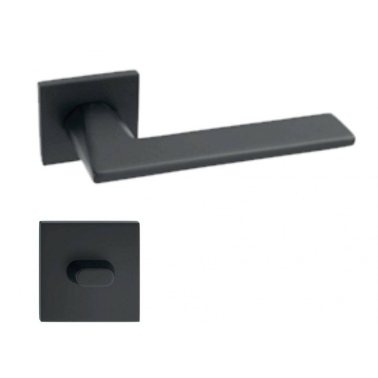 Manere usi STAR negru mat rozeta wc