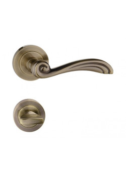 Manere usi STELA ( ORION ) patinat lucios cu rozeta wc