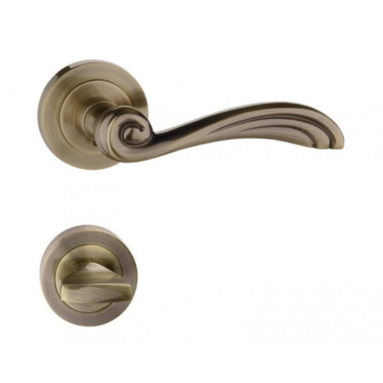 Manere usi STELA ( ORION ) patinat lucios cu rozeta wc