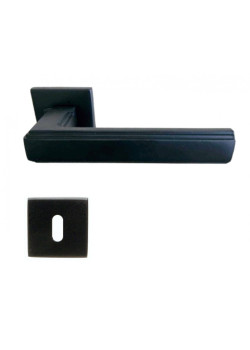 Manere usi St.Tropez negru mat cu rozeta cheie