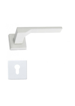 Manere usi TIFFANIS alb mat cu rozeta yala