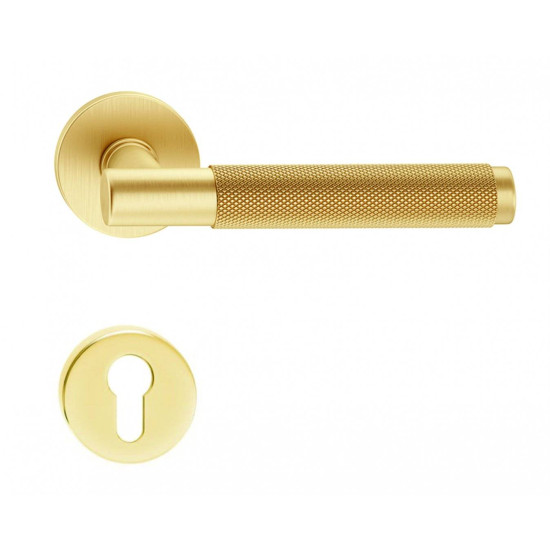 Manere usi TIME auriu satin cu rozeta yala