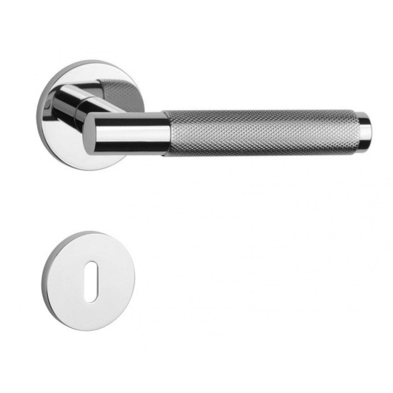 Manere usi TIME crom lucios cu rozeta cheie ( ENGER )