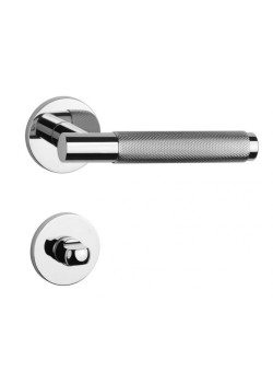 Manere usi TIME crom lucios cu rozeta wc ( ENGER )