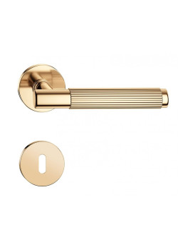 Manere usi TIME LINEAR cu rozeta cheie auriu lucios