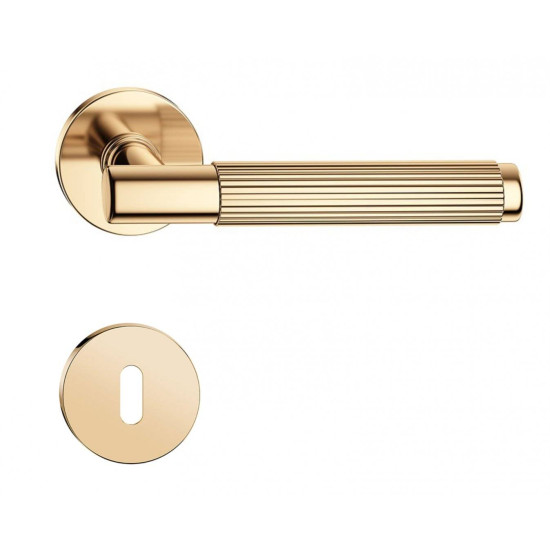 Manere usi TIME LINEAR cu rozeta cheie auriu lucios