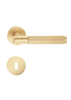 Manere usi TIME LINEAR cu rozeta cheie auriu satin