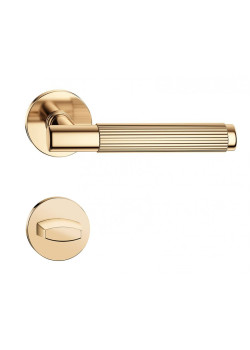 Manere usi TIME LINEAR cu rozeta wc auriu lucios