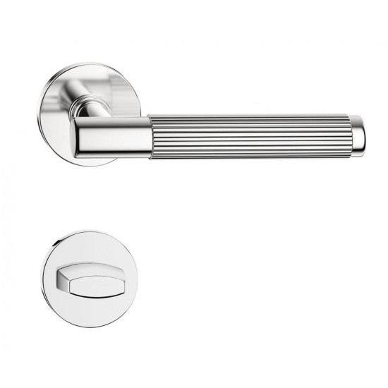 Manere usi TIME LINEAR cu rozeta wc crom lucios