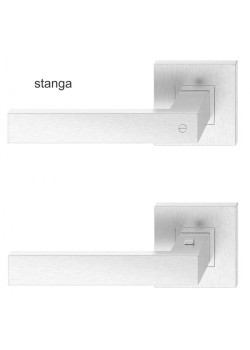 Manere usi TOPAZ CLICK inox blocator stanga