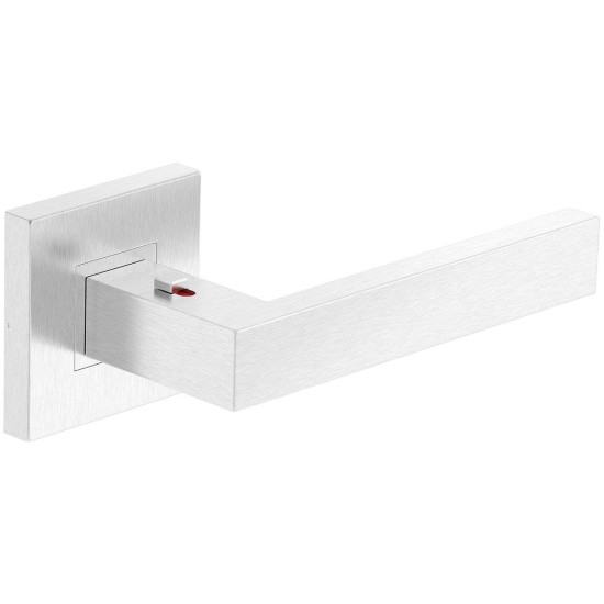 Manere usi TOPAZ CLICK inox blocator stanga