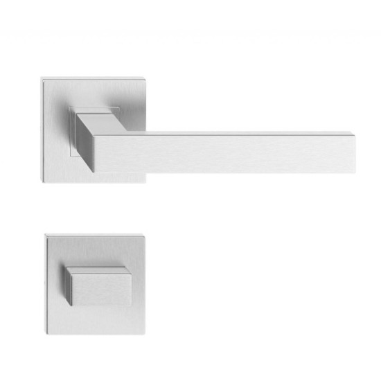 Manere usi TOPAZ inox cu rozeta wc