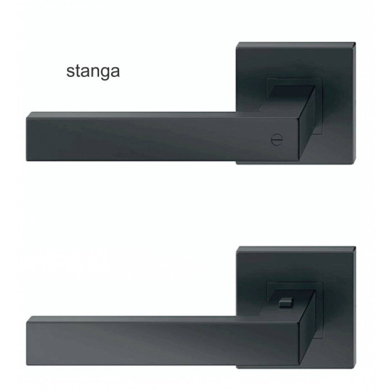 Manere usi TOPAZ CLICK negru blocator stanga