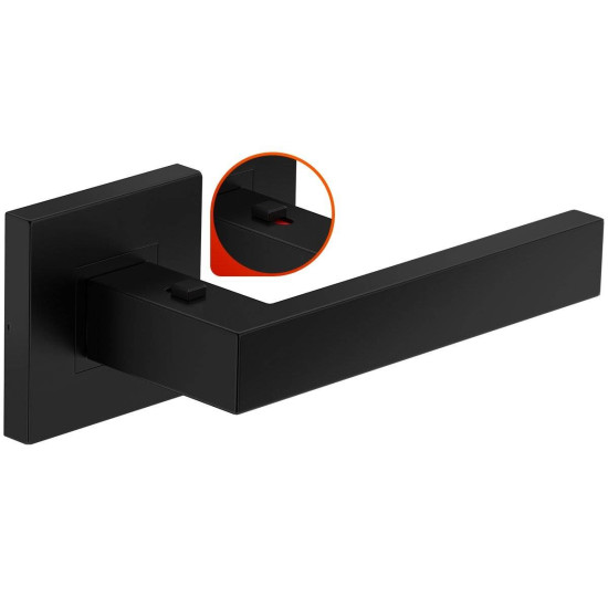 Manere usi TOPAZ CLICK negru blocator stanga