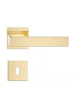 Manere usi TOTAL auriu lucios cu rozeta cheie