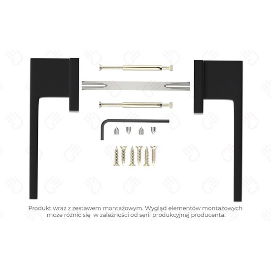 Manere usi TOTAL negru mat