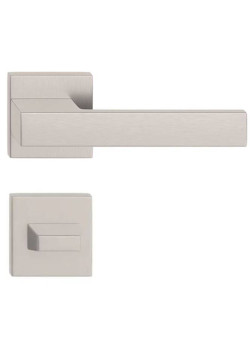 Manere usi TOTAL nichel satin cu rozeta wc