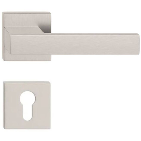 Manere usi TOTAL nichel satin cu rozeta yala