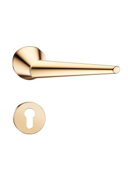 Manere usi Unica ( Cone ) slim auriu lucios cu rozeta yala