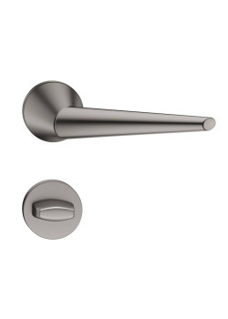 Manere usi Unica ( Cone ) slim titan cu rozeta wc