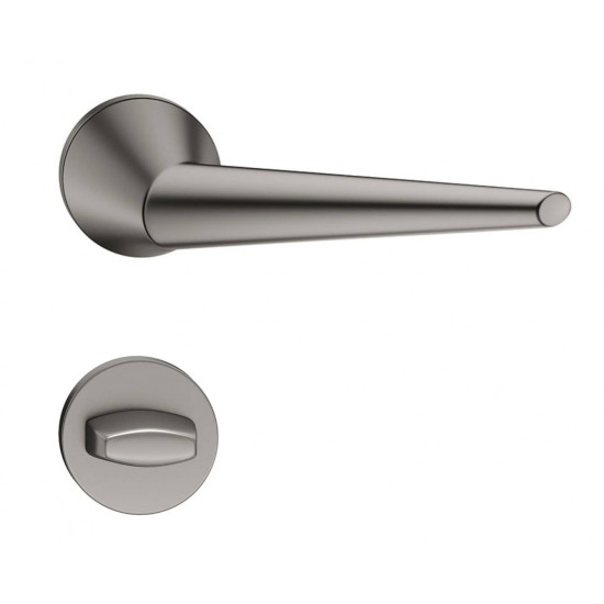 Manere usi Unica ( Cone ) slim titan cu rozeta wc