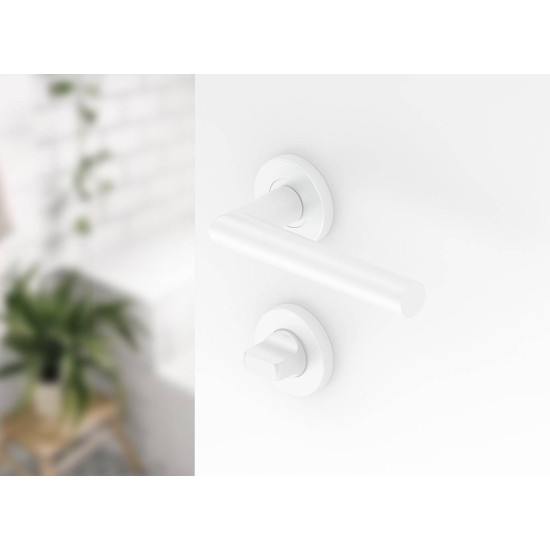 Manere usi UNO alb mat cu rozeta wc