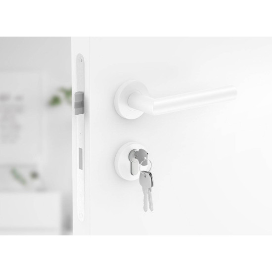 Manere usi UNO alb mat cu rozeta yala