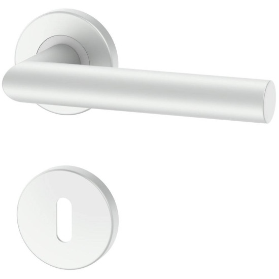 Manere usi UNO crom satin cu rozeta cheie