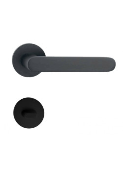 Manere usi Verona negru mat rozeta wc