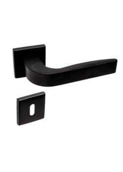 Manere usi ZOE Q negru mat cu rozeta cheie