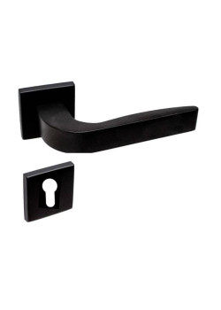 Manere usi ZOE Q negru mat cu rozeta yala
