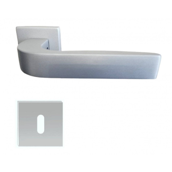 Manere usi ZOE Q crom perlat cu rozeta cheie