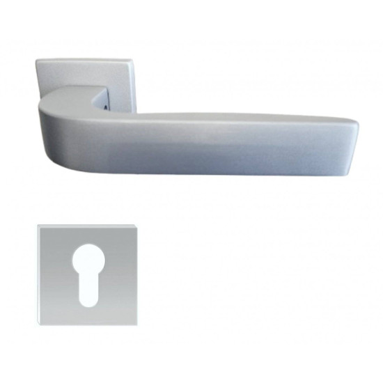 Manere usi ZOE Q crom perlat cu rozeta yala