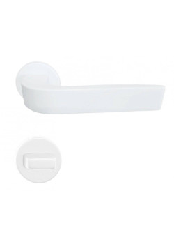 Manere usi ZOE R alb mat cu rozeta wc