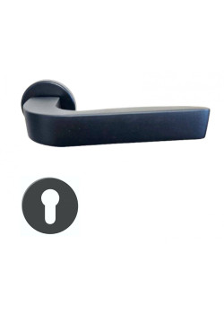 Manere usi ZOE R negru mat cu rozeta yala